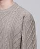 Musinsa Standard Aran Cable Crew Neck Knit [Oatmeal]