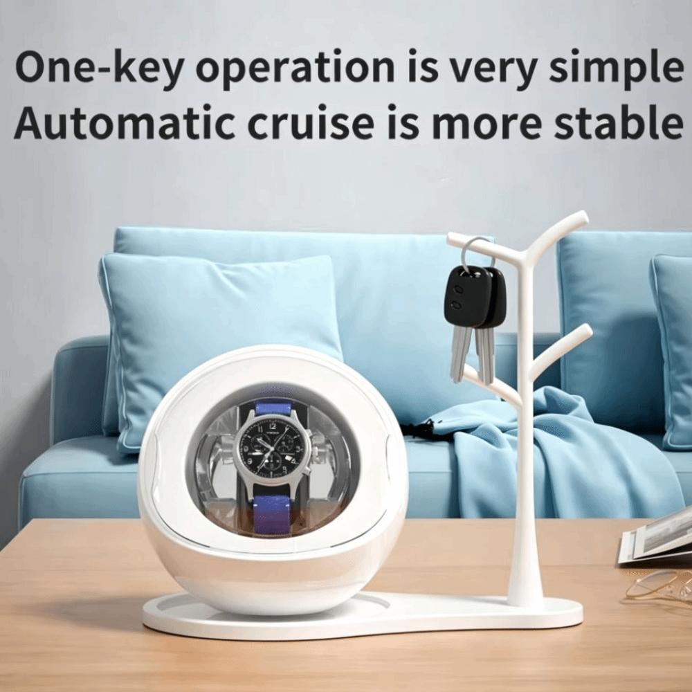 Silent Motor Watch Winder Dual-use for Charging and Plugging Mechanical Watch Winder Home Travel