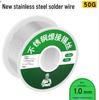 Lead-Free Stainless Steel Rosin-Core Solder Wire - High Purity, Low Temperature, Eco-Friendly.