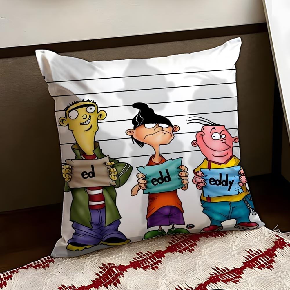 EEd Edd n Eddy Cushion Cover Reversible Soft Durable Pillow Cover Home Car MultiScene Use for Daily Comfort