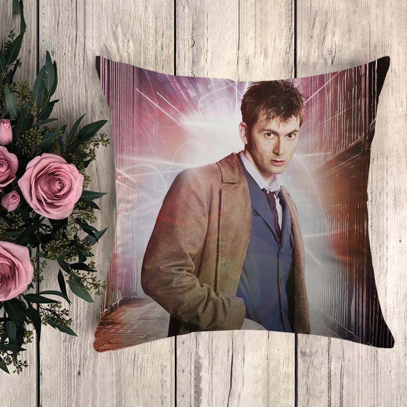 Kissen David Tennant Dekorative Kissenbezüge für Kissen 45x45 Kissenbezüge Sofakissen Kissenbezug Deko 40x40 Autodekoration