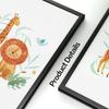 Animal World Map Alphabet Count Number Wall Art Canvas Painting Nordic Posters And Prints Kids Wall Pictures For Baby Room Decor