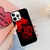 Red Rose Phone Case For iPhone 17 Air 15 16 11 12 13 14 Pro Max Cover For iPhone 17 Air Max Plus Coque Fundas Shell