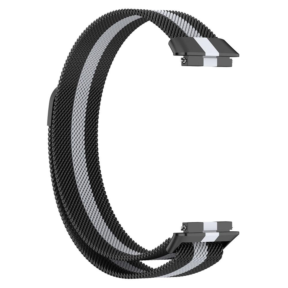 21cm Watch Strap Stainless Steel Magnetic Mesh Milanaise Loop Band Compatible For Huawei Band 7