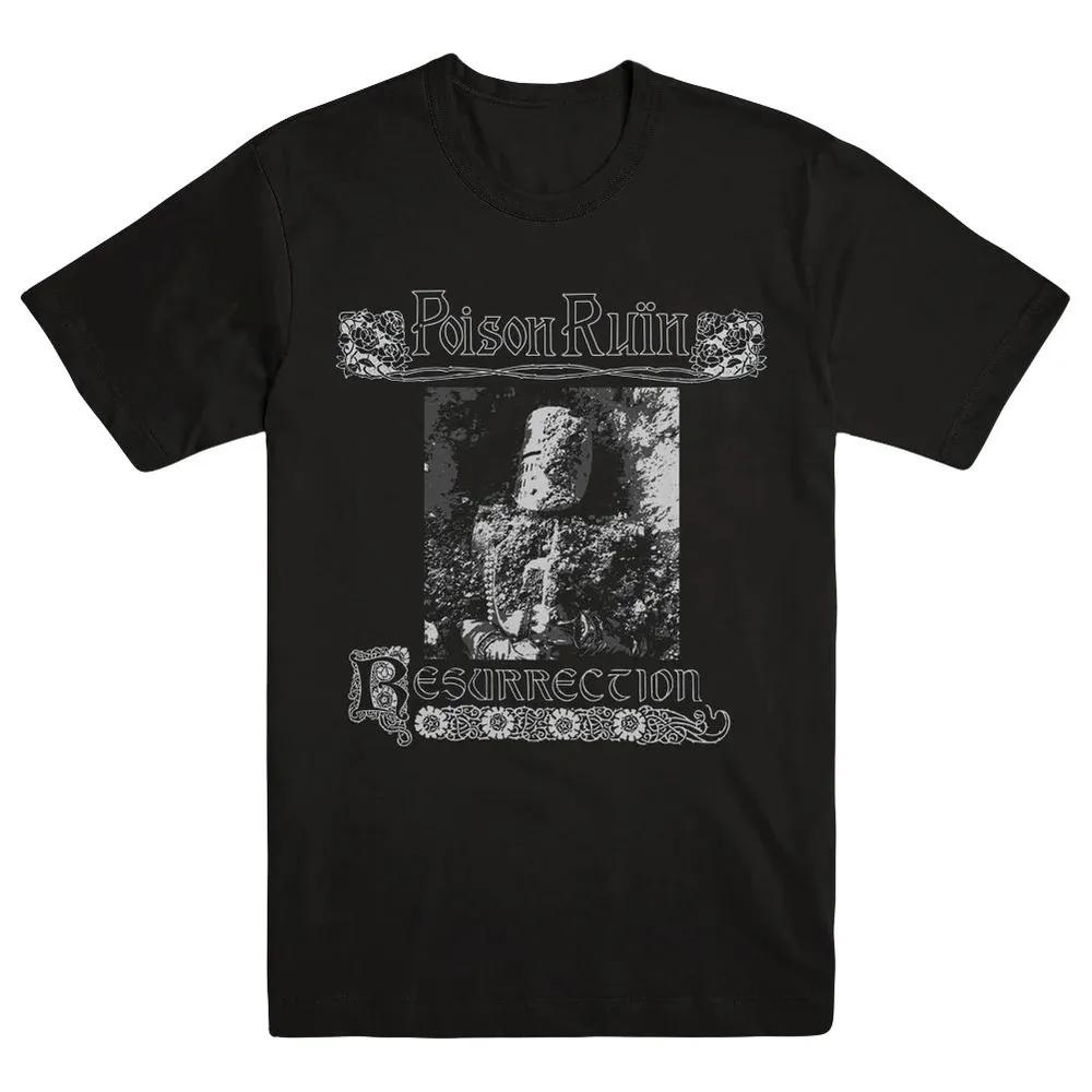 Unisex Short Sleeve Crew Neck Cotton T Shirt Poison Ruin Resurrection M