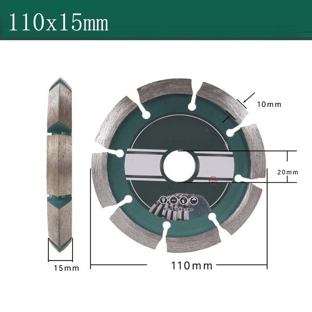 1pc 90/110/125mm V Shape Thickened Saw Blades Tool For Concrete Stone Cutting Disc Angle Grinder Accessories