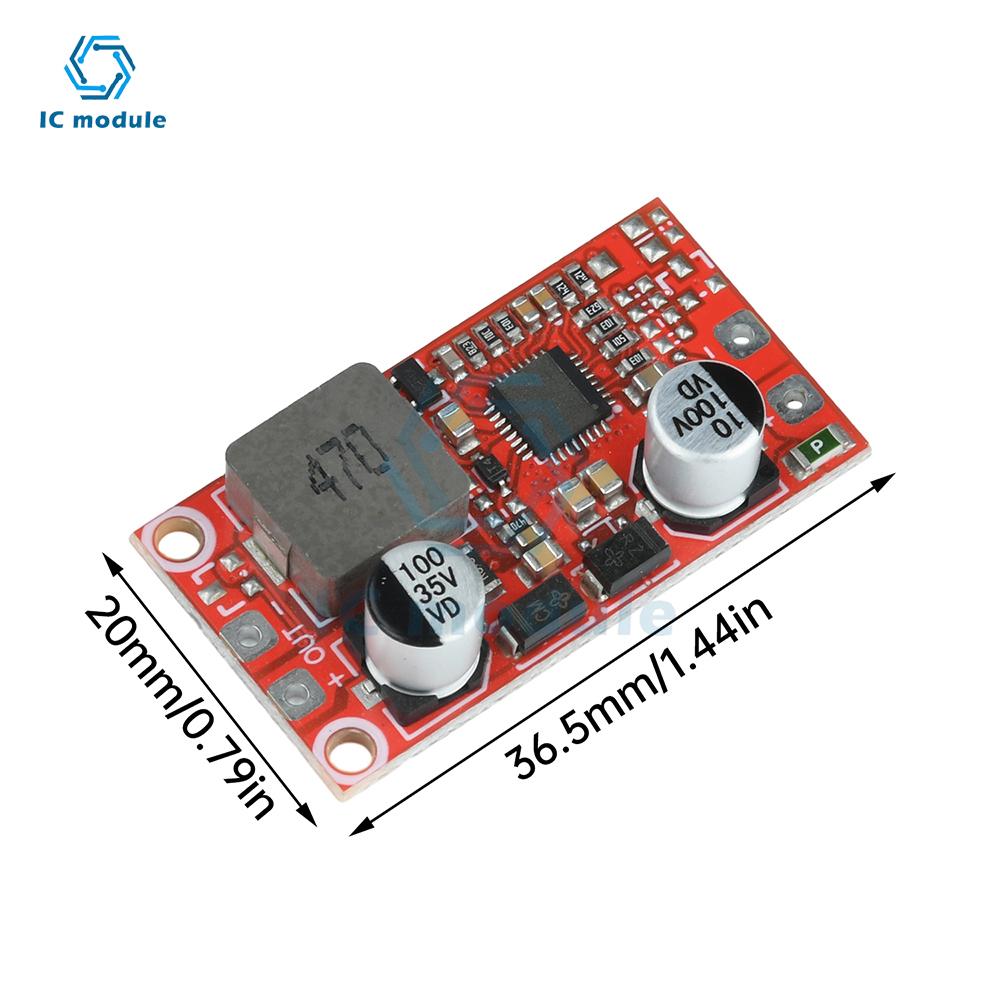DC-DC 3A Step-Down Voltage Module 12-100V to 5V/12V Buck Converter with High Efficiency & Low Ripple for Power Supply