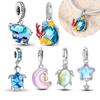 Copperpendant Marine Life Fantasy Aurora Star Fit Original Bracelet Women'S Jewelry Making Gift