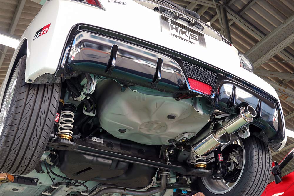Tobă de eșapament sport HKS Automotive, silențioasă, de mare putere, pentru Toyota Vitz GR SPORT, inspecție vehicul, piese compatibile pentru sistemul de admisie și evacuare, DBA-NCP131