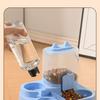 2-in-1 Pet Food Dispenser Automatic Slow Cat Dog Bowl Durable Pet Water Dispenser  Dry Food Use