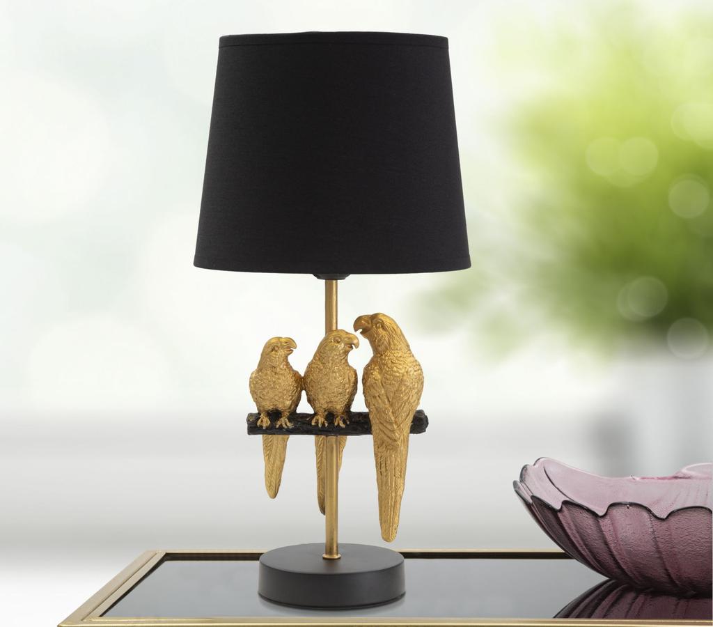 Bed Side Lamp Parrots Cm Ø 20X39