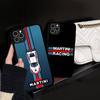M-Martini Racing Horizontal Stripe PC+TPU Phone Case For IPhone 11 12 13 14 15 16 17 Plus Pro Max Cover