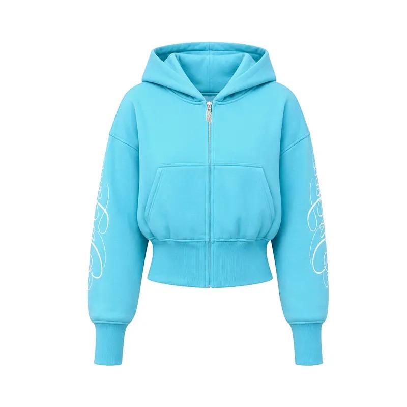 2026 Y2K Leopard Print Hooded Zip-Up