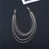 Men's Punk Cuban Five-Layer Metal Waist Chain - Hip Hop Trend Pendant