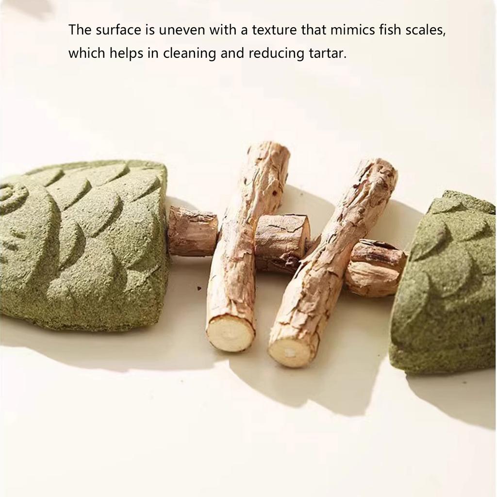 Realistic Fish Shaped Cat Chew Toy Durable Teething Bone For Kittens With Silvervine And Catnip