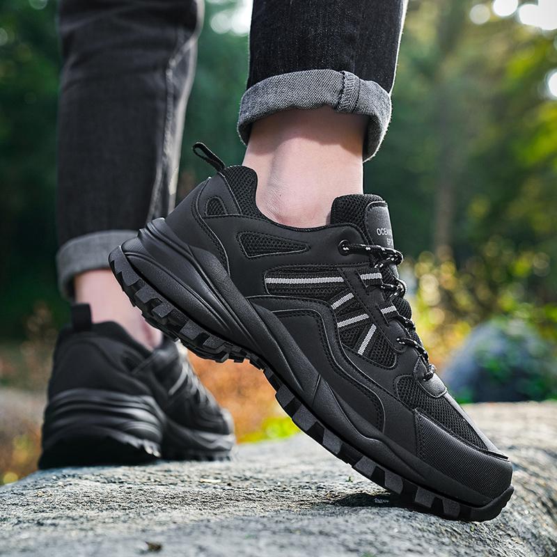 Mode PARZIVAL Sommer Herrenstiefel Mesh Wanderschuhe Freizeitsneaker Herren Stiefeletten Outdoor Trekking Wanderschuhe Klettern Sportschuhe