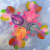 Weiches Goldfisch-Quetschspielzeug Buntes Goldfisch-Fidget-Spielzeug Cartoon-Kuh-Quetschspielzeug Gastgeschenke für Partys