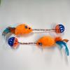 1pc Cat Toys Plush Mouse Cat Teasing Toy Balls Plastic Bells Pets Squeaky Toys Training Pet Interactive Toys Cat Supplies