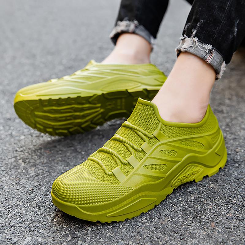 Nové pánské boty do deště Ploché Vodotěsné Odolné proti opotřebení Kuchyňské Mytí auta Pracovní obuv Outdoor Pánské tenisky Pánské lehké rybářské boty