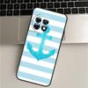 Stripes Anchor Boat Ship Wheel Case For OnePlus Nord CE 5 3 4 Lite N20 N30 OnePlus 15 R 13T 10T 9 10 Pro 11 12 13 13R Cover