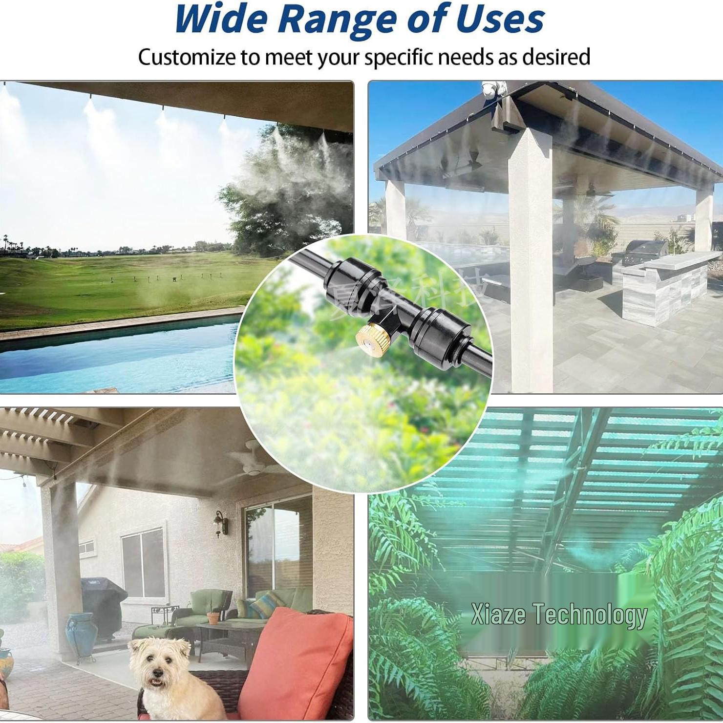 

Комплект для распыления с пылевым фильтром для охлаждения открытой террасы и сада 8 meters