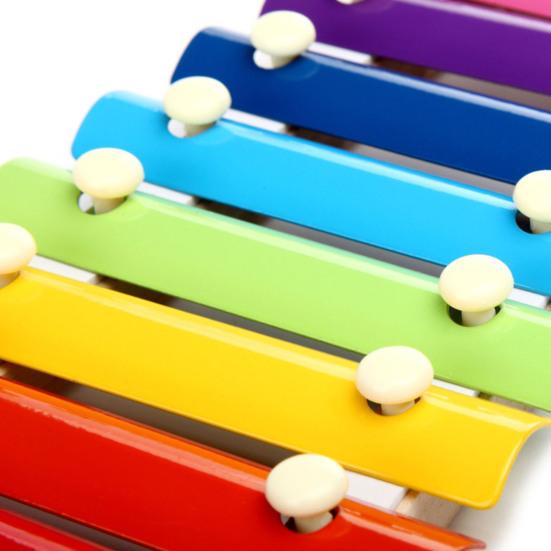 Drewniany ksylofon 8-tonowy Oświecenie muzyczne Bezpieczny Wczesna edukacja Ksylofon Zabawka muzyczna do żłobka