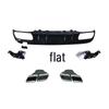 Mercedes W205 Sport Model C63 Style Rear Diffuser Tailpipe Upgrade for C180L, 200L, 260L AMG Exhaust.