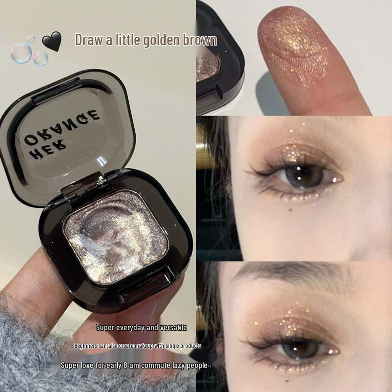 Five-Flower Rich Girl Pearlescent Eyeshadow Palette with Super Shimmer Under-Eye Brightener