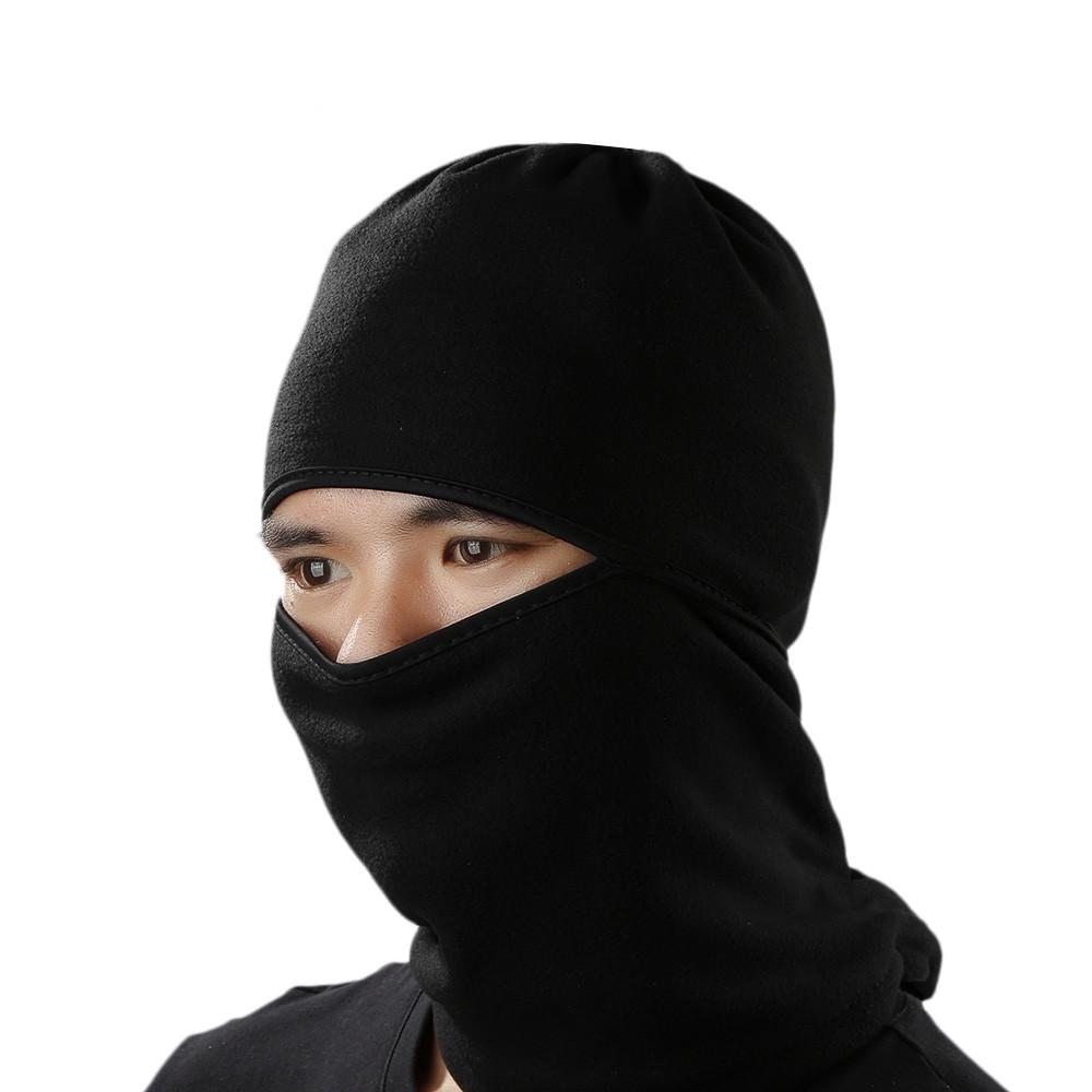 Full Face Balaclava Ski Cycling 2 Hole Skull Mask Motorcycle Biker Neck Hood Hat