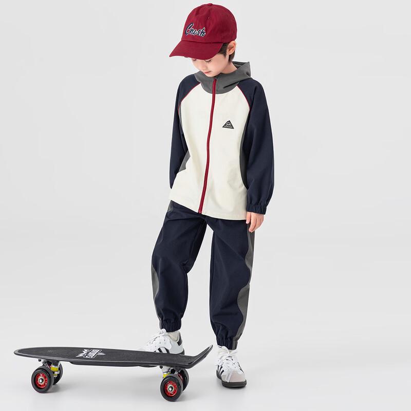 Boys' Outdoor Color-block Softshell Tracksuit Set