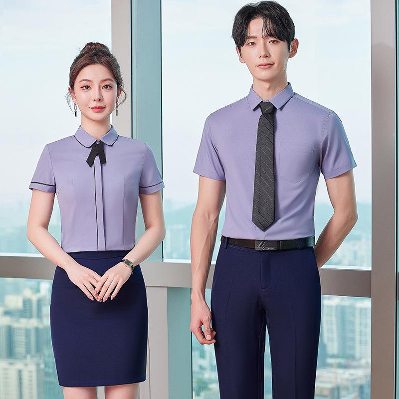 Men's and Women's Professional Front Desk & Service Staff Uniform Shirts