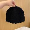 Handwoven Crochet Pullover Hat Retro Basin Hat Sweet Knitted Beanie Cap  Women