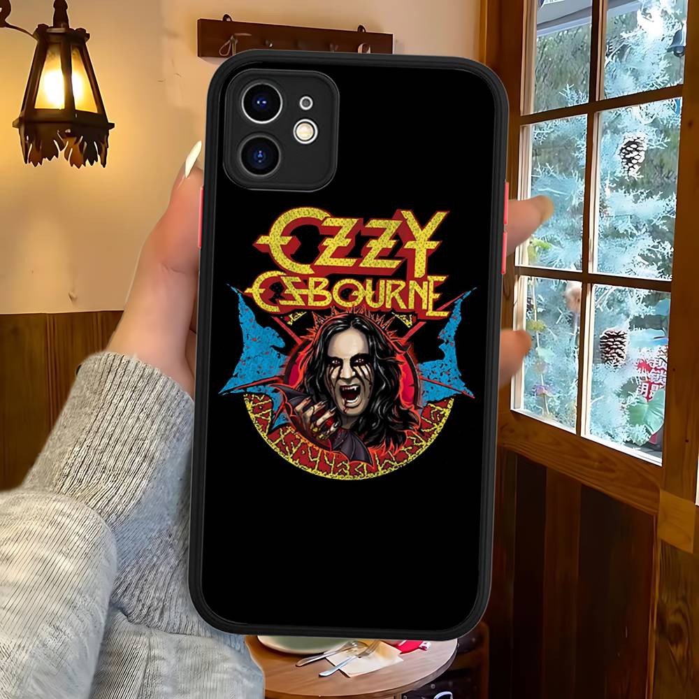 O-Ozzy Osbourne Band Phone Case For IPhone 16 15 14 Plus 15 13 12 11 Pro Max X XS MAX Matte Cover