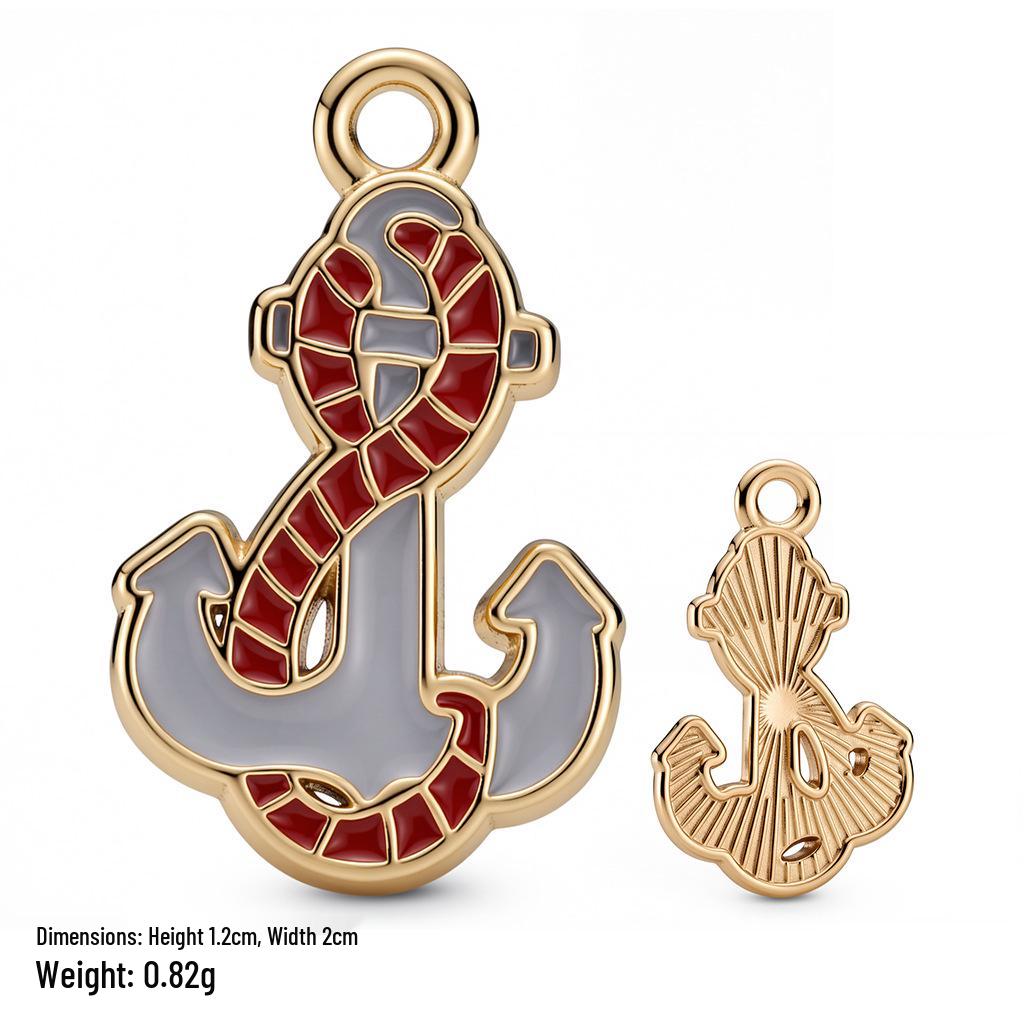Pirate Series Enamel Cartoon Charms for DIY Bracelets, Necklaces, and Keychains