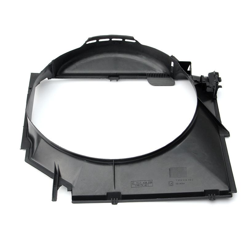 Radiator Cooling Fan Shroud Cover Black For BMW E46 330CI 325i 325CI 323i 32I 1999-2005