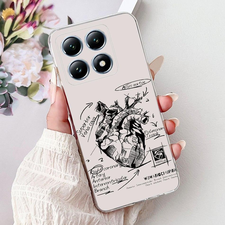 Phone Case For Xiaomi 14T Pro Mi14T 13T Pro Mi13T 2024 New Fashion Cool Design Soft Silicone TPU Slim Case