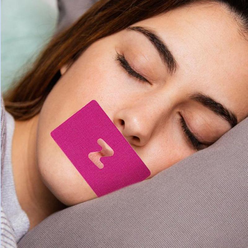10Pcs Anti Snoring Sleep Mouth Tape Best Breathing Nasal Strips Medical Grade Improved Sleeping Keep Mouth Close Prevent Snoring