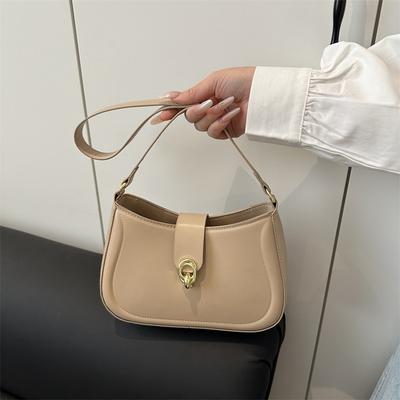 Niche Design Underarm Bag Women's 2025 New Trendy Fashion Lock Elegant Shoulder Messenger Bag