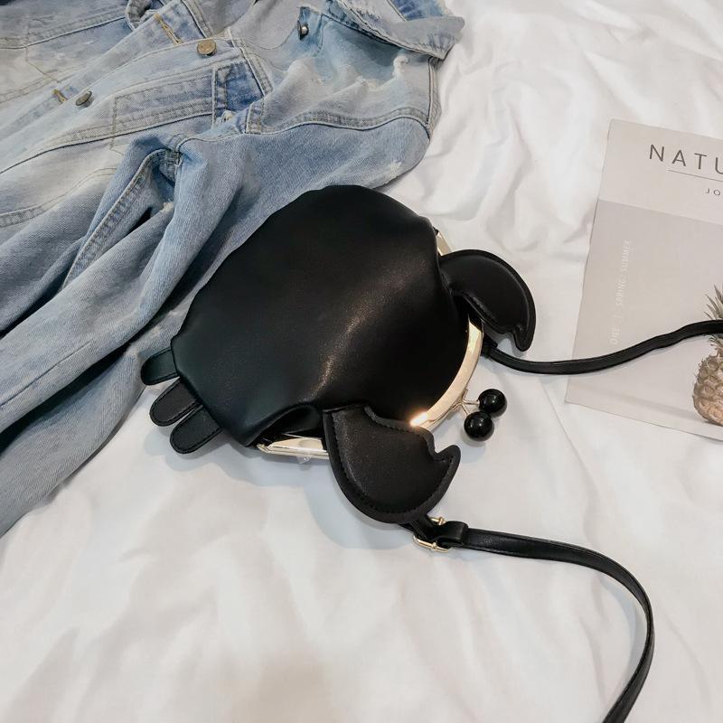 

Новая сумка через плечо Niche Design, симпатичная сумка с красным крабом, персонализированная сумка с зажимом для ушей