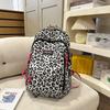 Schoolbag Japanese Harajuku Casual Cow Print Leopard Print Backpack Ins High School Student School Bag Travel Large Capacity Backpack