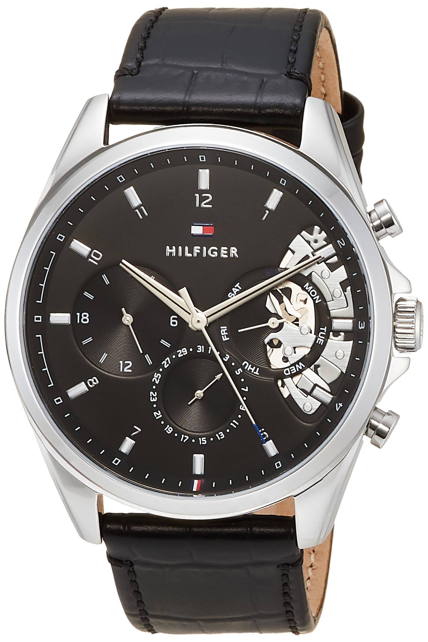 

Часы Tommy Hilfiger BAKER с черным циферблатом из нержавеющей стали, кварцевые, мужские 1710449 [Товар]