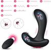 Drahtlose Fernbedienung Prostata Massage Vibrator Aufblasbarer Analplug Expansion Vibrations-Analsexspielzeug für Mann Frau