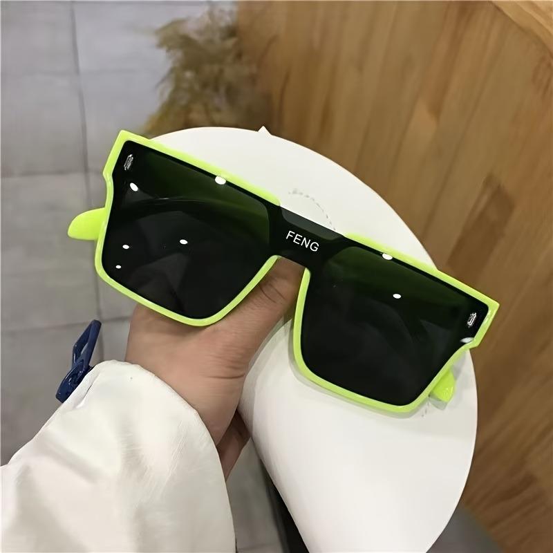 New lightweight square fashion multifunctional men s and women s decorative glasses ins style