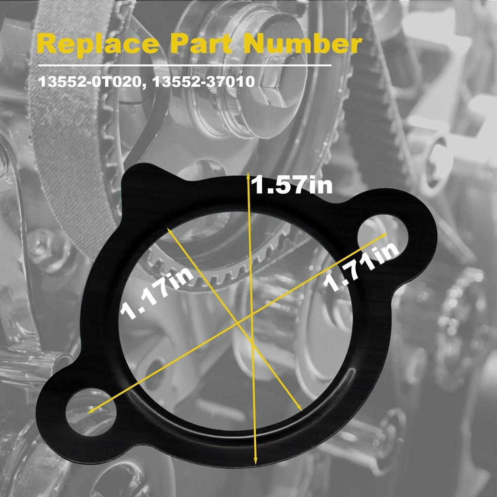 Timing Chain Tensioner Gasket Compatible with Toyota C-HR 2017- Corolla 2009- Corolla iM 2017-2018 Prius 2010- Prius V 2012-2017 Matrix 2009-2014