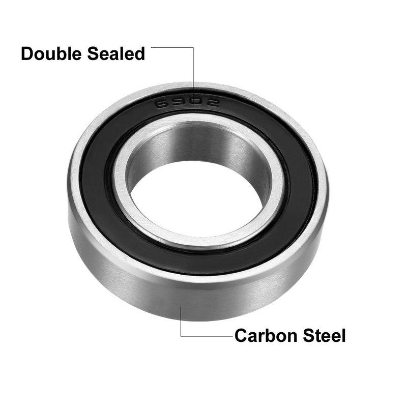 10pcs Bearing 6900 6901 6902 6903 6904 6905 6906 2RS RS Deep Groove Ball Bearing Double Seal Thin Section 6905 2rs Ball Bearings