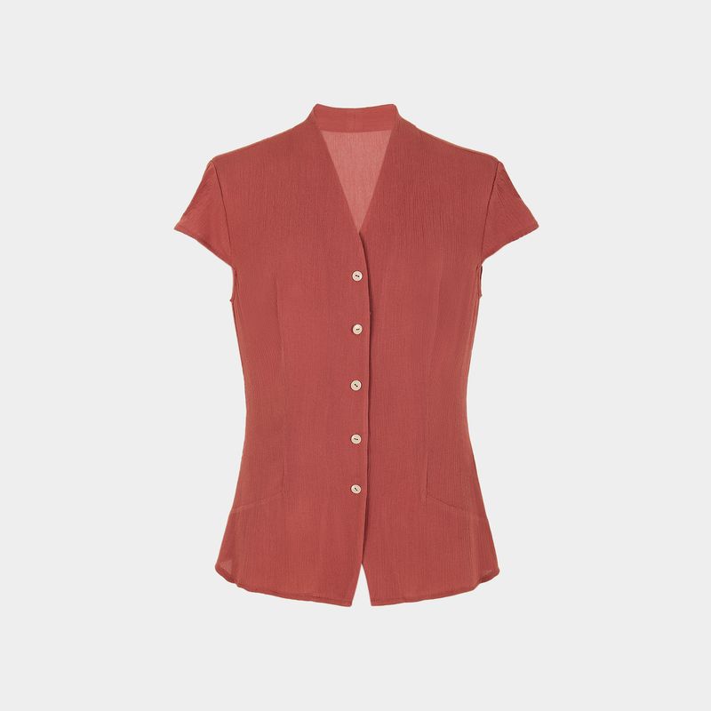 

Blue Rose Plus size Customer Supply Rayon Silk Crepe Series ~ Dopamine Color Long sleeve Shirts Short sleeve Shirt Skirt Rust red short sleeve 5XL