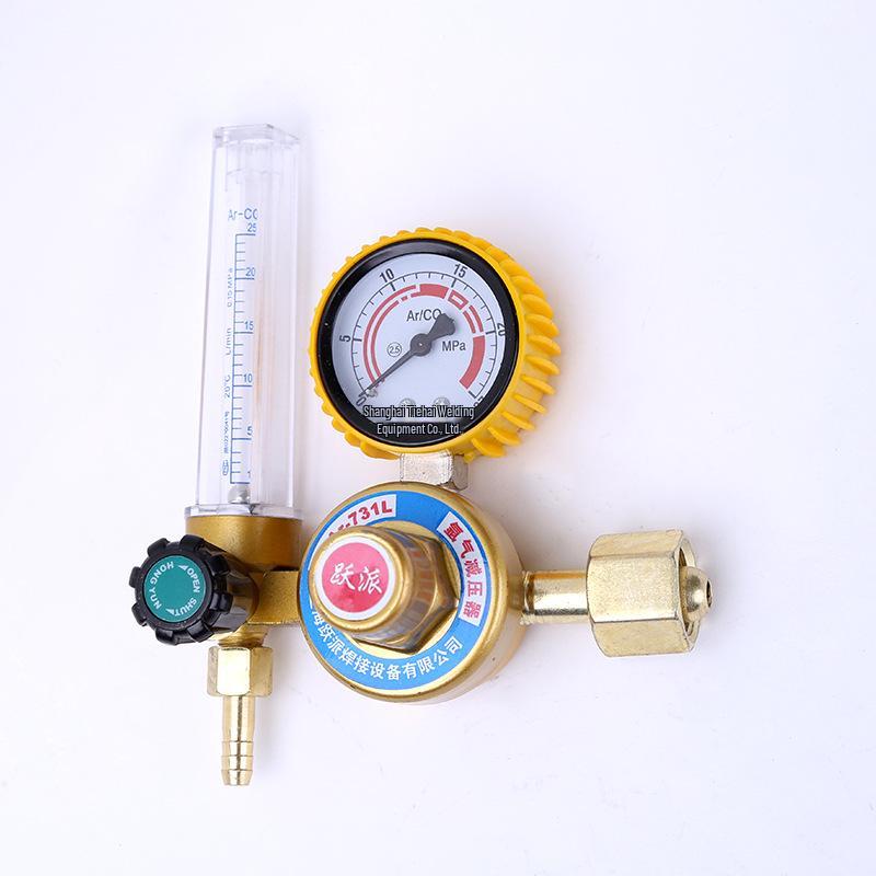Argon Arc Welding Gas Pressure Regulator with Single Tube Meter