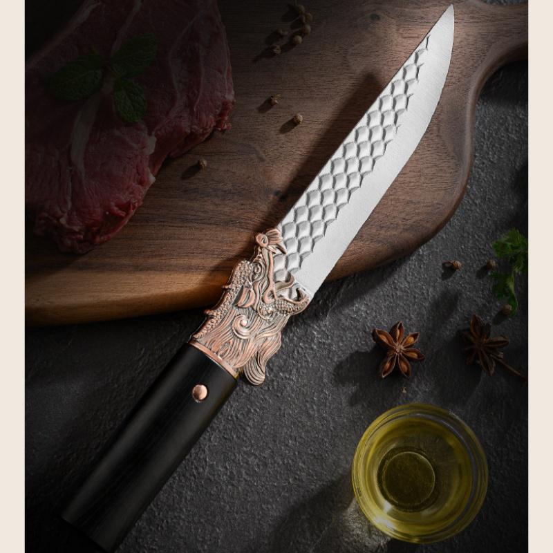 Forged Boning Knife Stainless Steel Utility Knife Kitche Cleaver Pelling Kinfe BBQ Meat Vegetable Cutting Hunting Fishing Knife