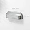 Zinc Alloy Material Drawer Pulls Curved Edges Design Drawer Handles  Kitchen Cabinets
