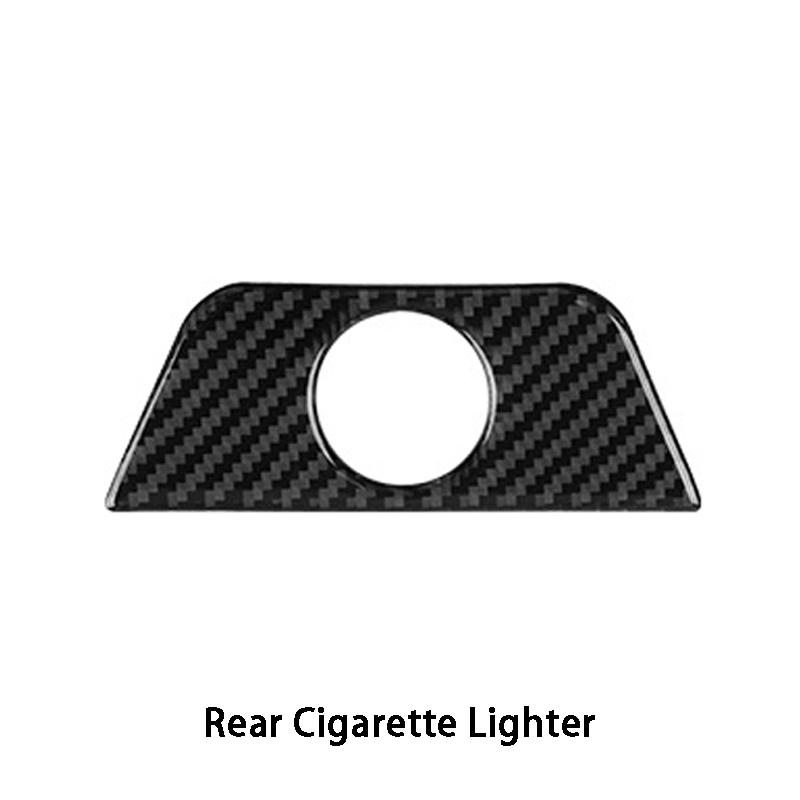 

1 шт., углеродное волокно, квадратная задняя отделка прикуривателя, Стайлинг автомобиля для BMW, новый X3 X4 G01 G02 G08 2018-2022, автомобиль Cigarette Lighter